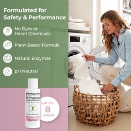 Heritage Park Luxury Laundry Detergent | Dermatologist Tested Plant based Natural & Enzyme Laundry Detergent | Sensitive Skin Friendly - Spring Magnolia (4 fl oz Trial Size)