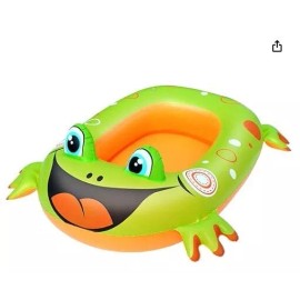 Bestway Splash And Play Green Frog Toddler Float Swimming Lesson Baby Seat 34085