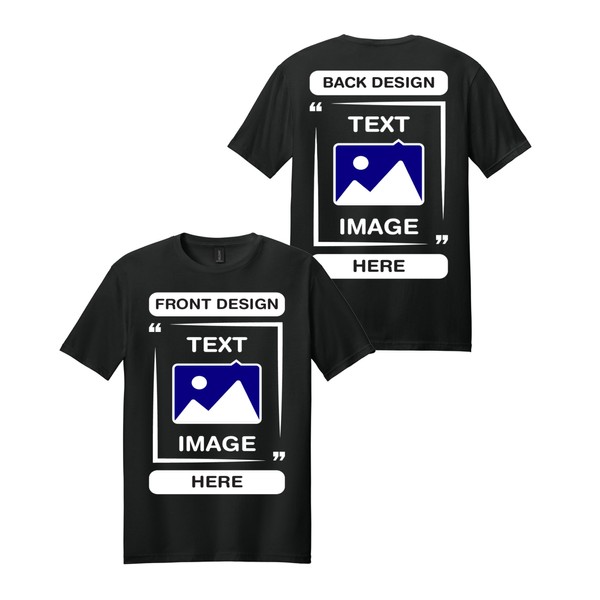 Gildan Custom Softstyle T-Shirt for Men - Personalized US-Cotton Mens