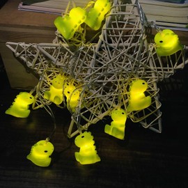 Animal Night Lights Dinosaurs String Lights 5.4ft Battery Operated Bedroom String Llights 10 LED for Children Bedroom Home Holiday Decortion (Dinosaurs, 1.65m/10LED)