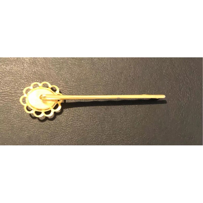 Metal Broches Antiguos P/cabello 70s Usados Metálicos Pasadores