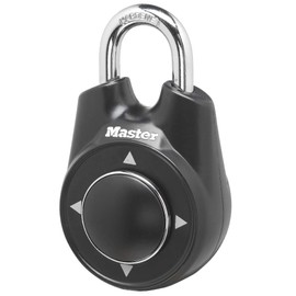 Master Lock 1500iD Set Your Own Directional Combination Padlock, Black