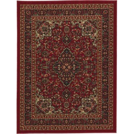 Ottomanson Ottohome Oriental Runner Rug, 5'0" X 6'6", Red Heriz