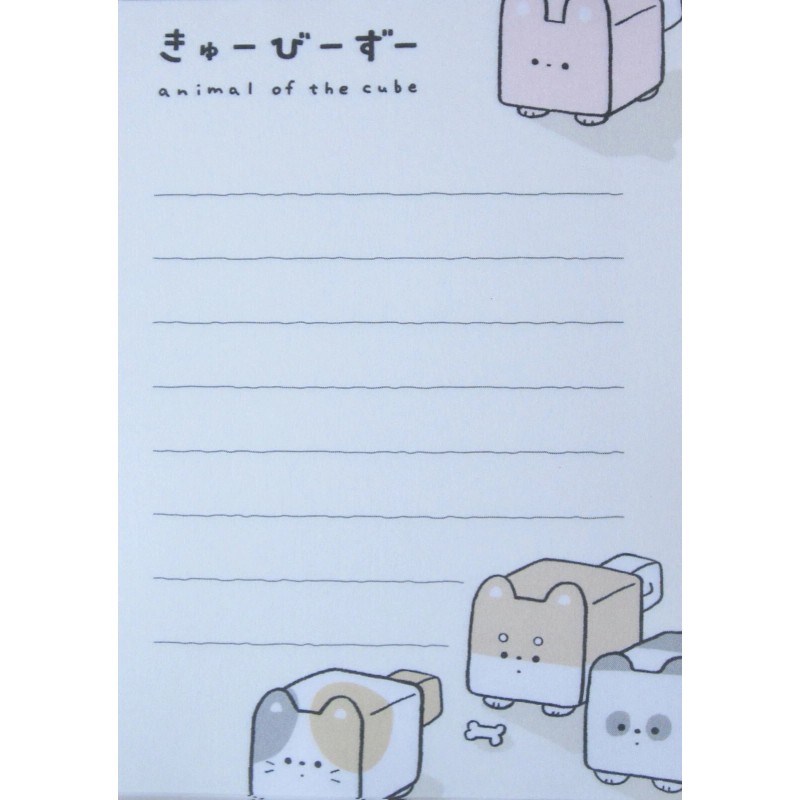 Crux Animal of the Cube Mini Memo Pad~KAWAII!!