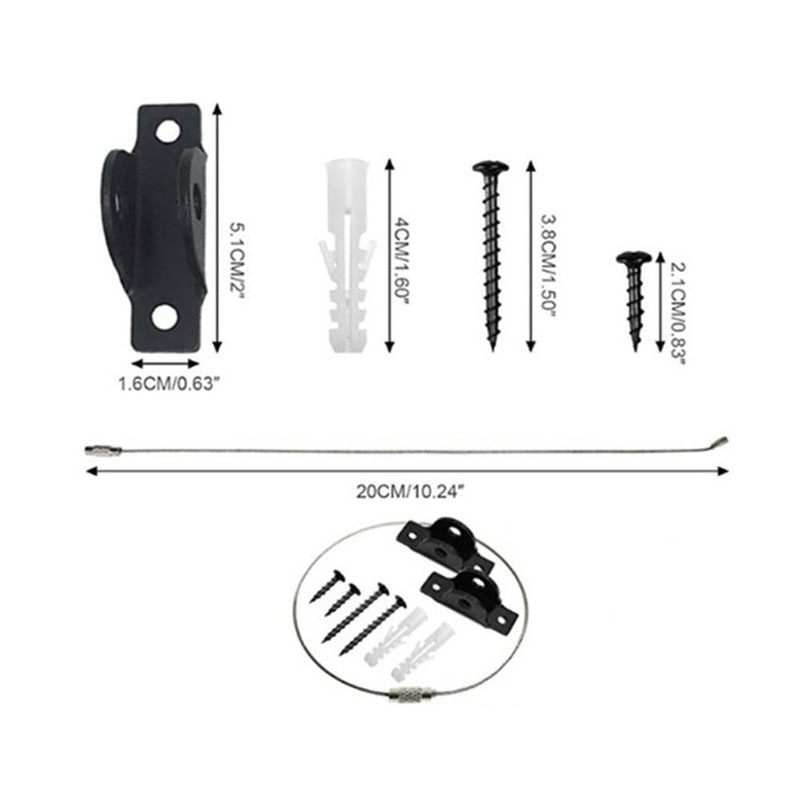 Anti Tip Furniture Wall Anchors Furniture Straps Wall Straps Kit，Baby