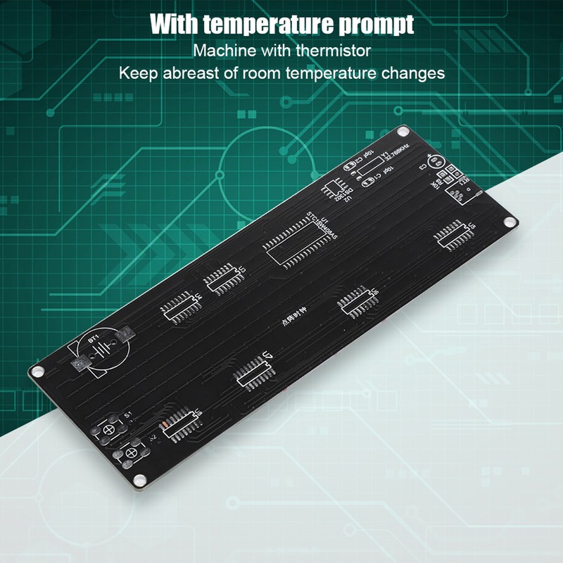 5V Patch Digital Lattice Electronic DIY Clock Kit in Acrylic