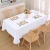 smiry Table Cloth Wipe Clean Rectangular 140x200 cm, Wipeable Water