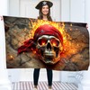 Pirate Flag 90 x 150 cm with Eyelets - Large