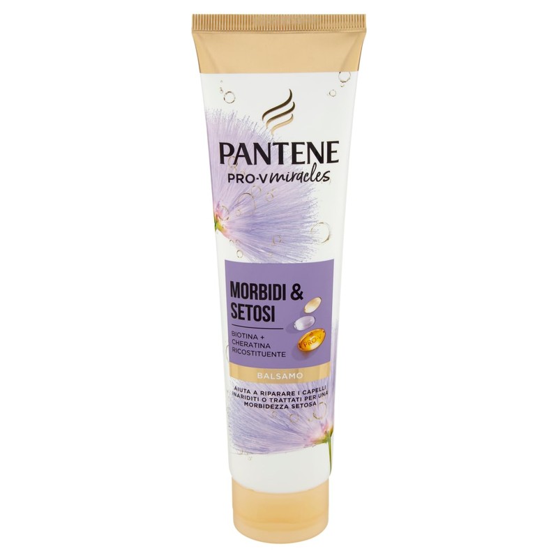 Pantene Soft & Silky Conditioner with Biotin and Keratin Rebuilding