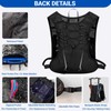 Running Vest Hydration Backpack Men Women, Lightweight Breathable Reflective Strips
