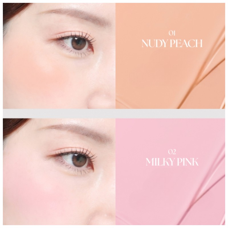 AGE20'S Velvet Haze Blusher 4.2ml, Color:02 Milky Pink