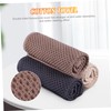 Mikinona 3 Pcs Cotton Dish Cloths Highly Absorbent Wash Cloths