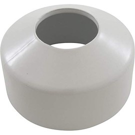 Perma Cast Escutcheon Plate, Extra Tall White Aluminum
