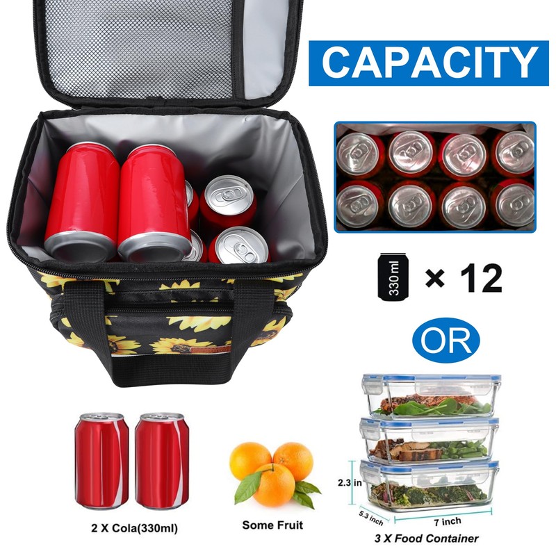 Femuar Lunch Bags for Women/Men, Insulated Lunch Bag for Work