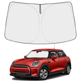Proadsy Front Windshield Sun Shade Foldable Sunshade Protector Custom Fit 2015-2022 2023 Mini Cooper, Cooper S, Hardtop 4 Door Accessories 2023 Upgrade