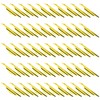 50Pcs 2.4in Arrows Vanes DIY Spiral Feather Wing Competitive Bow