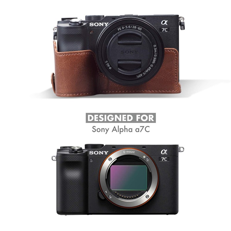 MegaGear MG1953 Ever Ready Genuine Leather Camera Case compatible with