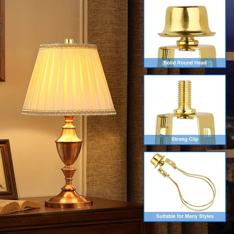 2 PACK Lamp Shade Light Bulb Clip Adapter, WEAVERBIRD Lamp