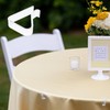 Pack of 8 tablecloth clips, transparent table clips, outdoor tablecloth