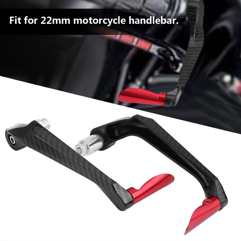 1 Pair of Carbon Fiber Motorcycle Brake Clutch Levers Handlebar