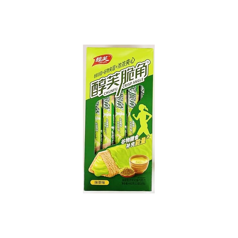 Cocoa Biscuit,Crisp Angle Matcha Green Tea Cracker Snacks, 440g Box,