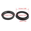 sourcing map Set of 4 Centring Rings Plastic Wheel Hub