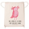 Mr. & Mrs. Panda Axolotl Happy Sports Bag, cream-coloured
