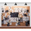 Loccor 5x3ft Fabric Detective Backdrop Police Office Evidence Investigation Board