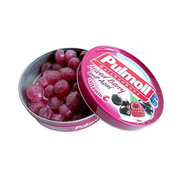 3 PACK - Pulmoll Mixed Barry with Acai - SUGAR