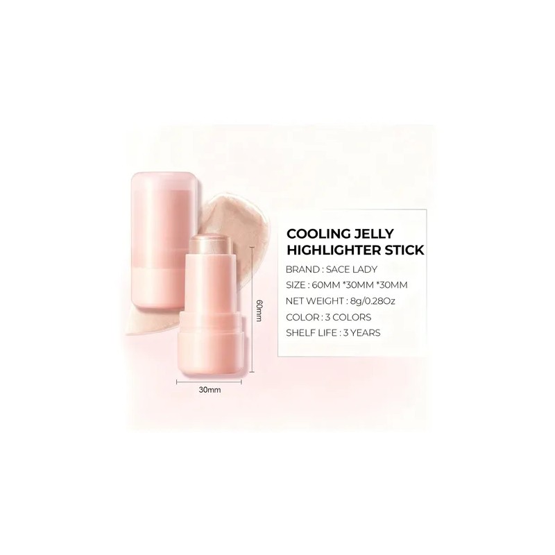 Iluminador Jelly Gel Glitter Glow Cara Brillo Larga Duracion