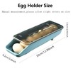 Rolling Egg Dispenser, Egg Holder for Refrigerator, Fridge Egg Organizer
