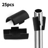 Moicstiy 50pack 3/4 Inch Wire Shelving Shelf Lock Clips, Plastic