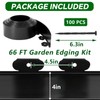 Garden Edging Border, 4In x 66 FT Landscape Edging with