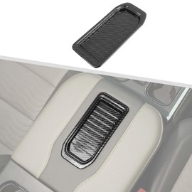 Jimen Center Console Armrest Box Storage Trim Compatible with Chevy Silverado/GMC Sierra 2019+, Fit for Chevy Suburban 2020+, Fit for Chevy Tahoe/GMC Yukon 2021+ (Carbon Fiber)