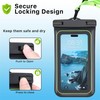 eBigValue IPX8 Floating Waterproof Phone Pouch, Universal Fit for Phones