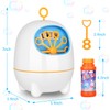 Amagoing Máquina de burbujas recargable, soplador automático de burbujas para