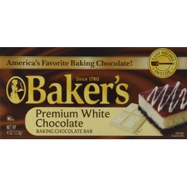 Kraft Bakers White Chocolate Bar, 4 OZ