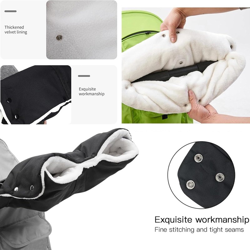 Hand Warmer, Pram Accessories, Hand Warmer, Waterproof and Windproof, Universal