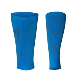 2XU Unisex X COMPRESSION CALF SLEEVES Compression Calf Sleeve V Blue/Grey (VBB/GRY) M