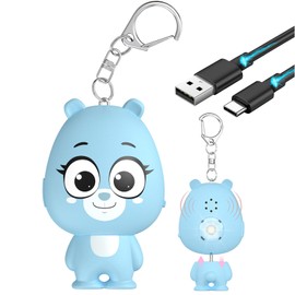 Personal Alarm for Women - Rechargeable Personal Safety Alarm for Women Kids and Elders - 130dB Loud Siren - Strobe Light - Low Battery Notice - Safety Alarm Keychain