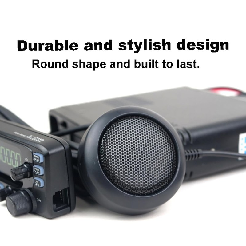 GSP-01 (4M/ 13.1ft) Mini Mobile Radio Speaker– Slim Design, Easy