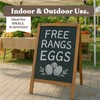 Ilyapa Wooden Sandwich Board Signs Outdoor A Frame Chalkboard Sign