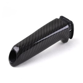 Car Handbrake Cover, KACEPAR Car Handbrake Cover Handle Lever Carbon Fiber Pattern Handbrake Accessories for BMVV 1 2 3 4 Series E46 F90 E92 E60 E39 F30 F10 F20