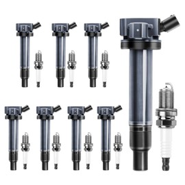 8Pcs UF230 Ignition Coil Pack & Iridium Spark Plugs Compatible with Toyota & Lexus 4Runner Land Cruiser Sequoia Tundra 4.7L, GS430 GX470 LS430 LX470 SC430 4.3L 4.7L 2000 2001 2002 2003 2004 2005