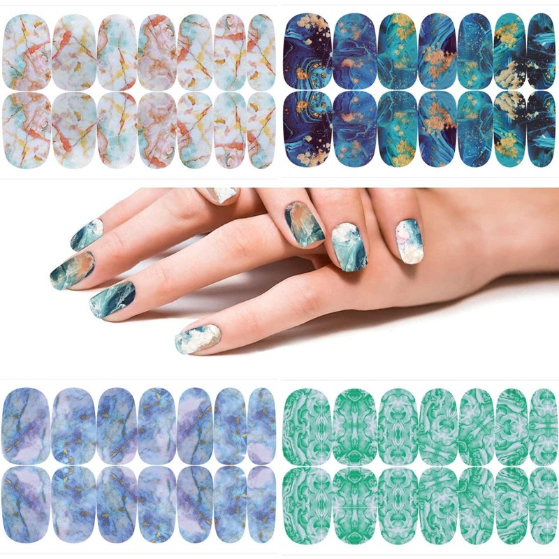COLORBIRD Nail Sticker Marble Mineral Design Paste Manicure Cute Art