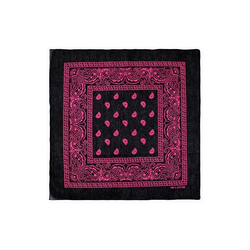 [the largest selection] Contrast Color Bandana Paisley Pattern (Regular Size,