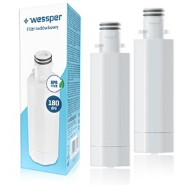 Wessper Fridge Water Filter, Filter Compatible with LG Fridge LMXS28626D, LMXS30796, LFXC24796, Replacement Parts Water Filter LT1000P ADQ747935 ADQ74793502-Pack of 2