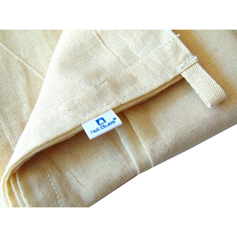 5-Pack Cheesecloth Unbleached Grade 90, 54cm x 60cm ~ Hemmed