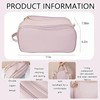 Travel Waterproof Makeup Bag,Portable Multi-Layer Large Capacity Makeup Pouch with