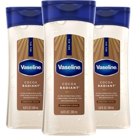 Vaseline Intensive Care Body Gel Oil Cocoa Radiant 6.8 oz, Pack of 3